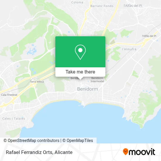Rafael Ferrandiz Orts map