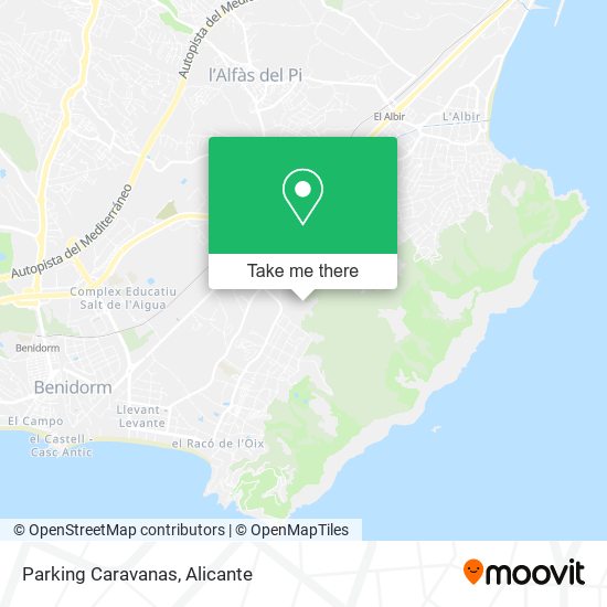 mapa Parking Caravanas