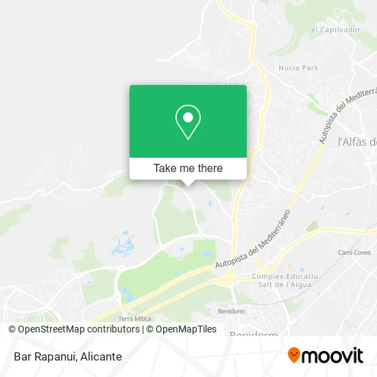 Bar Rapanui map
