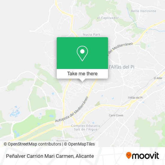 Peñalver Carrión Mari Carmen map