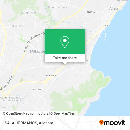 SALA HERMANOS map