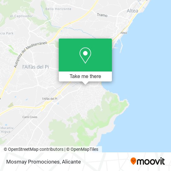 Mosmay Promociones map