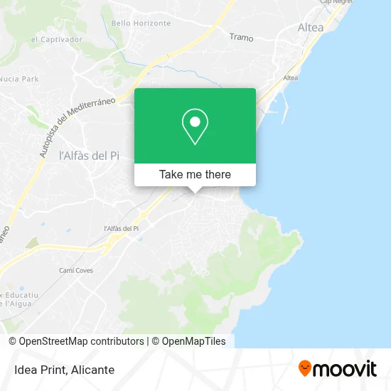 Idea Print map