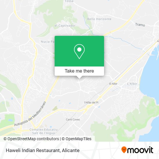 Haweli Indian Restaurant map