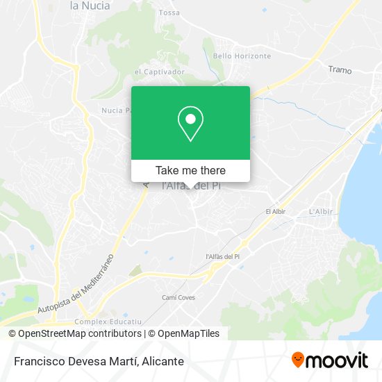Francisco Devesa Martí map