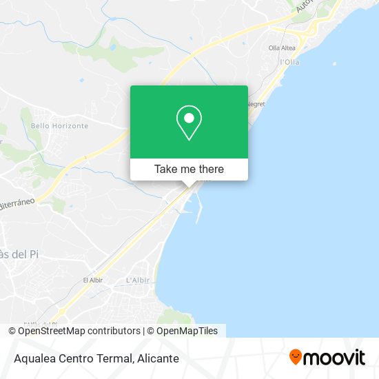 Aqualea Centro Termal map