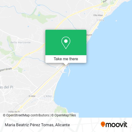 Maria Beatriz Pérez Tomas map