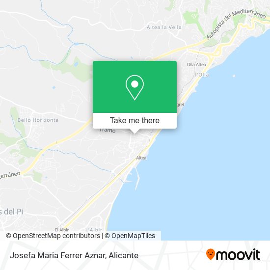 Josefa Maria Ferrer Aznar map
