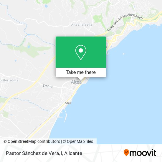 Pastor Sánchez de Vera, i map