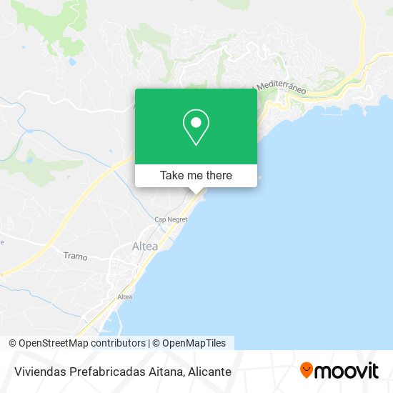 Viviendas Prefabricadas Aitana map