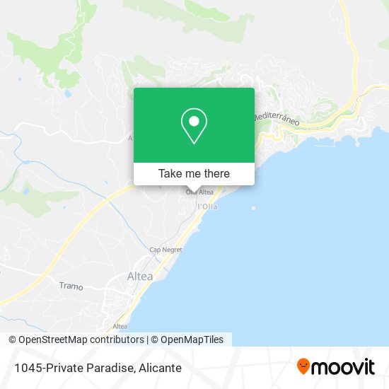 1045-Private Paradise map