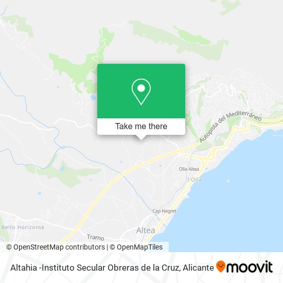 Altahia -Instituto Secular Obreras de la Cruz map