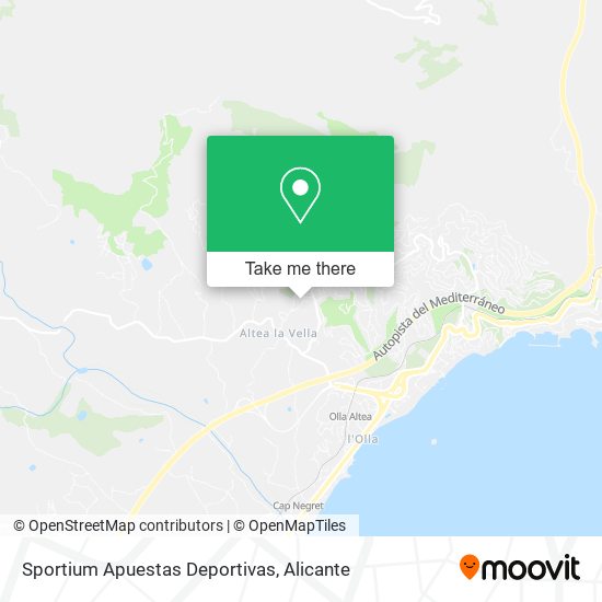 Sportium Apuestas Deportivas map