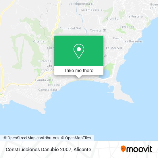 Construcciones Danubio 2007 map
