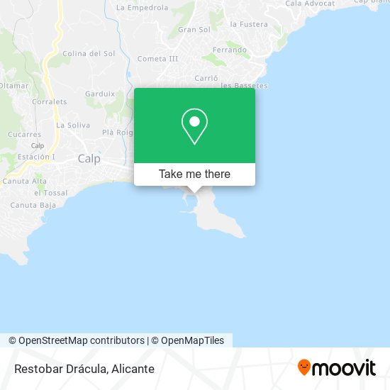 Restobar Drácula map
