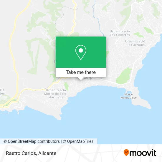 Rastro Carlos map