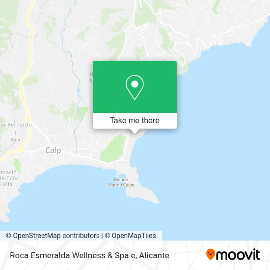 Roca Esmeralda Wellness & Spa e map