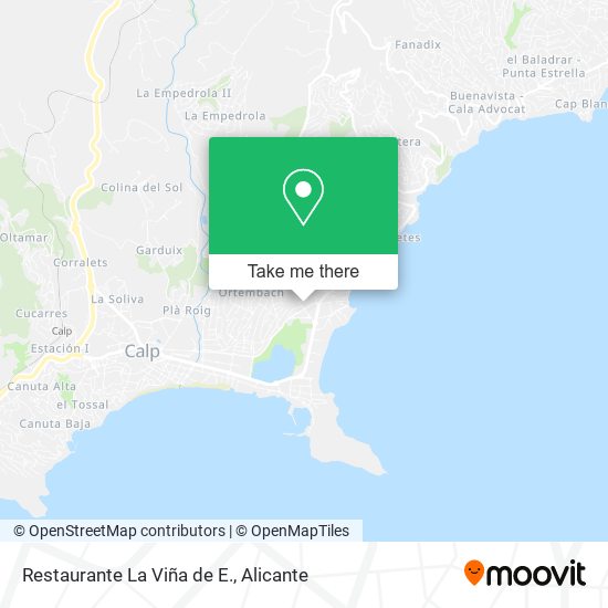 Restaurante La Viña de E. map