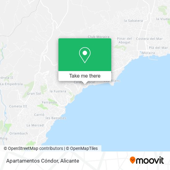 Apartamentos Cóndor map