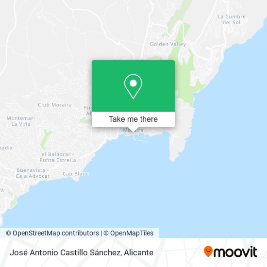 José Antonio Castillo Sánchez map