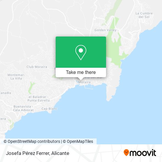 Josefa Pérez Ferrer map