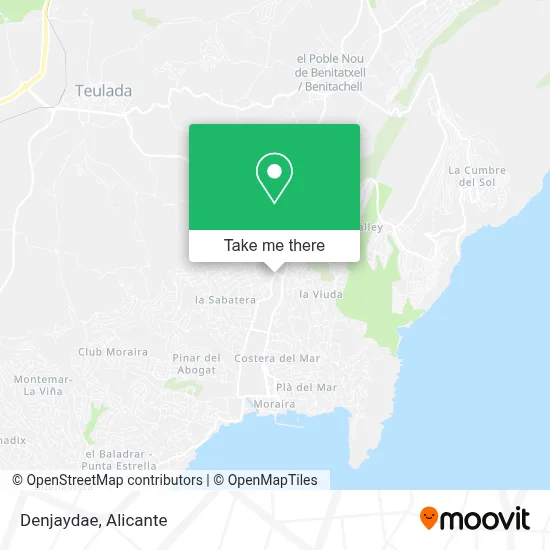 Denjaydae map