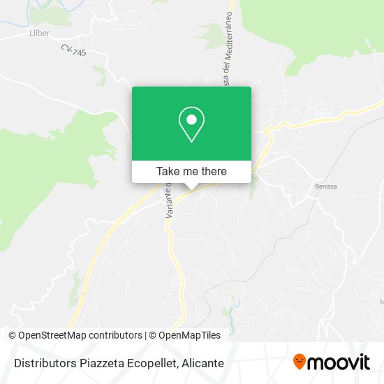 Distributors Piazzeta Ecopellet map