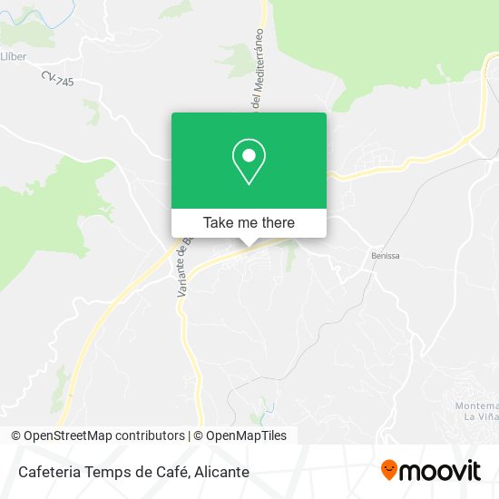 Cafeteria Temps de Café map