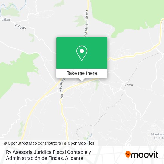 Rv Asesoria Juridica Fiscal Contable y Administración de Fincas map