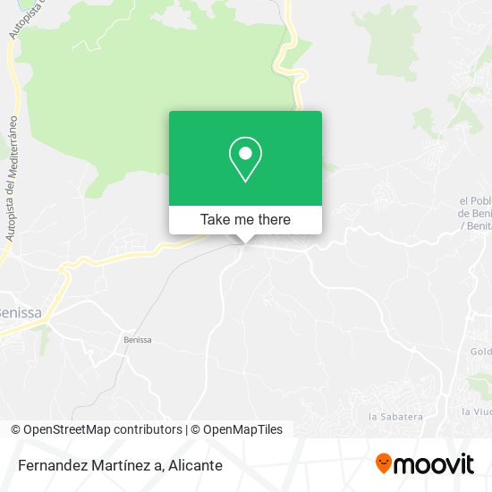 Fernandez Martínez a map