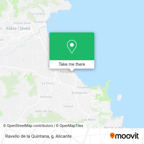 Ravello de la Quintana, g map