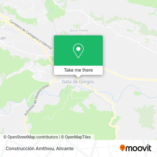 Construcción Amthiou map