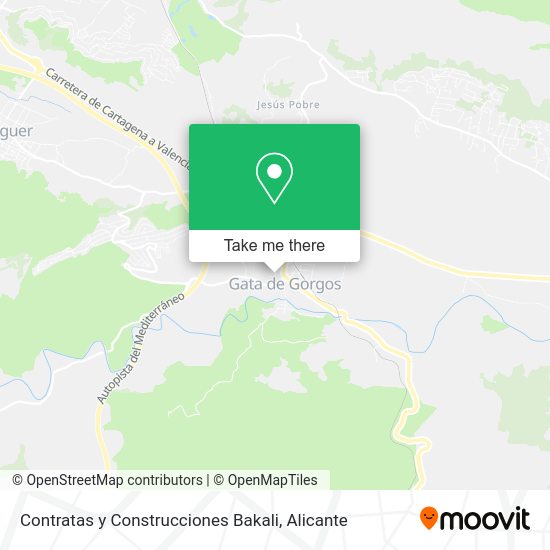 Contratas y Construcciones Bakali map