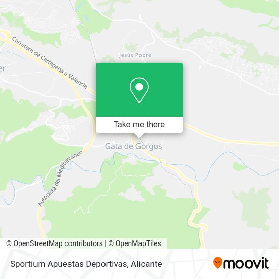 Sportium Apuestas Deportivas map
