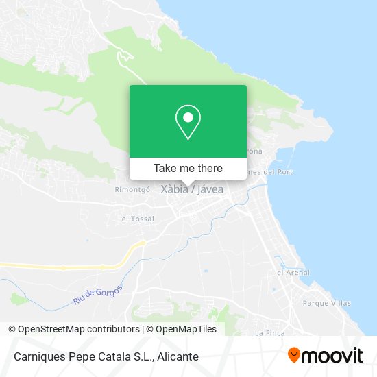 Carniques Pepe Catala S.L. map