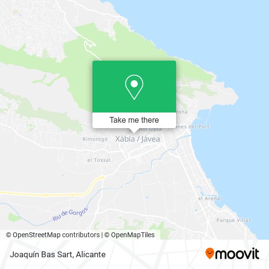 Joaquín Bas Sart map