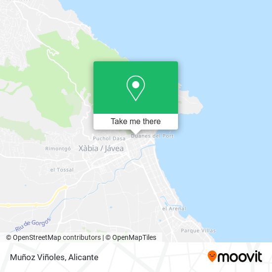 Muñoz Viñoles map