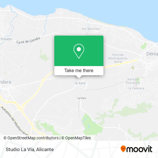 Studio La Vía map