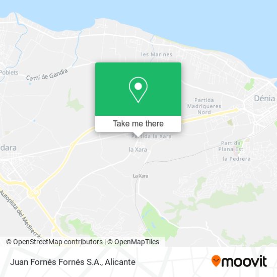 Juan Fornés Fornés S.A. map