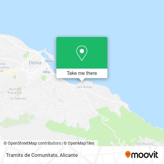 Tramits de Comunitats map