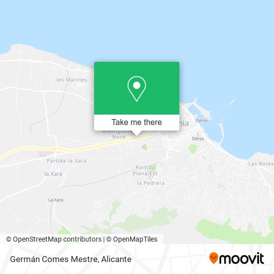 Germán Comes Mestre map