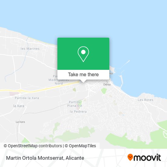 Martín Ortola Montserrat map