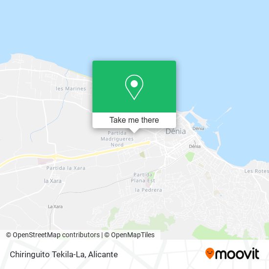 Chiringuito Tekila-La map