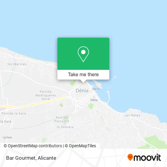 Bar Gourmet map