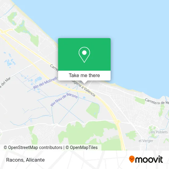 Racons map