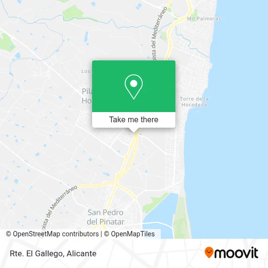 Rte. El Gallego map