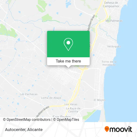 Autocenter map