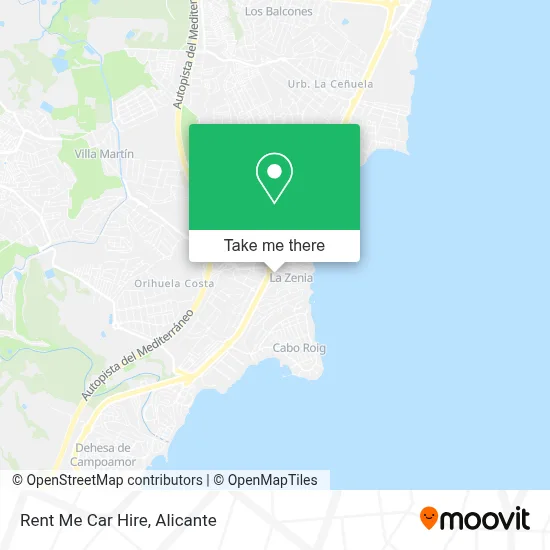 Rent Me Car Hire map