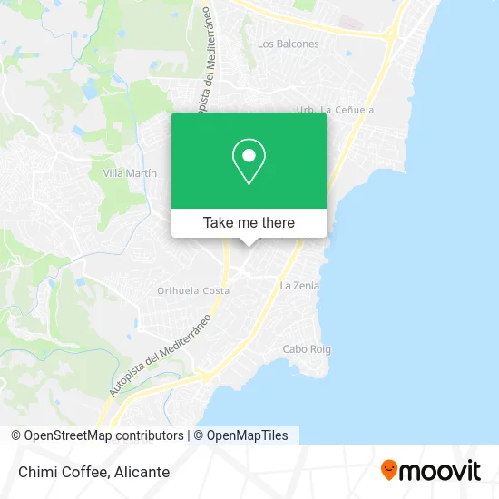 Chimi Coffee map