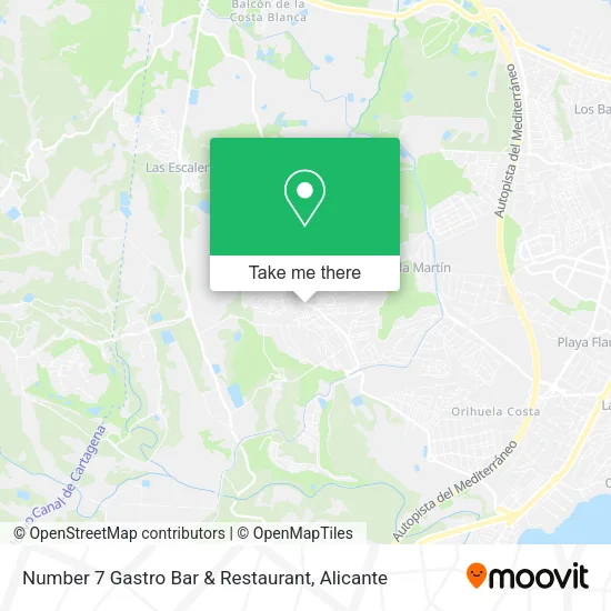 Number 7 Gastro Bar & Restaurant map